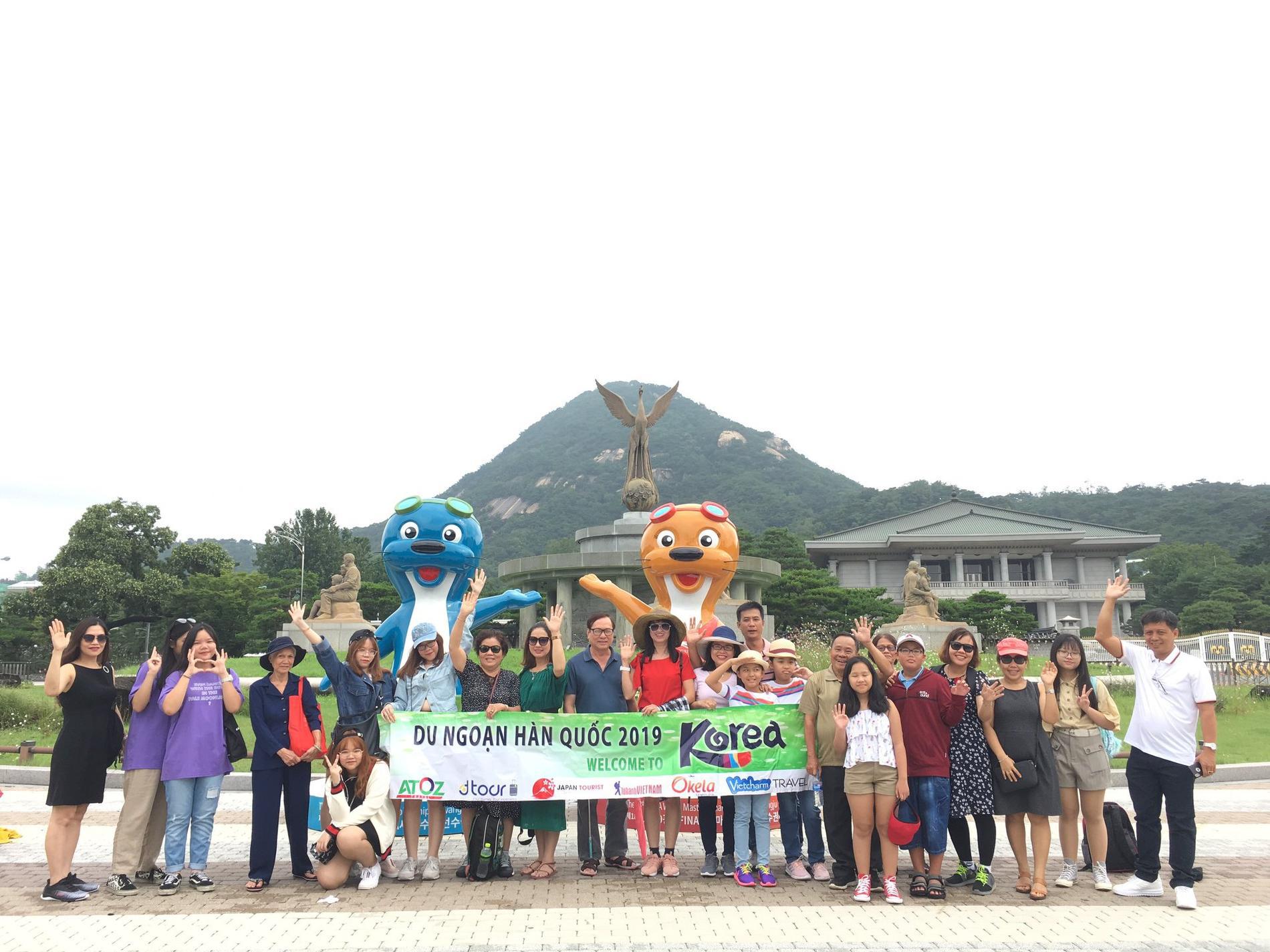 Đoàn Tour Hàn Quốc ngày 25/07/2019
