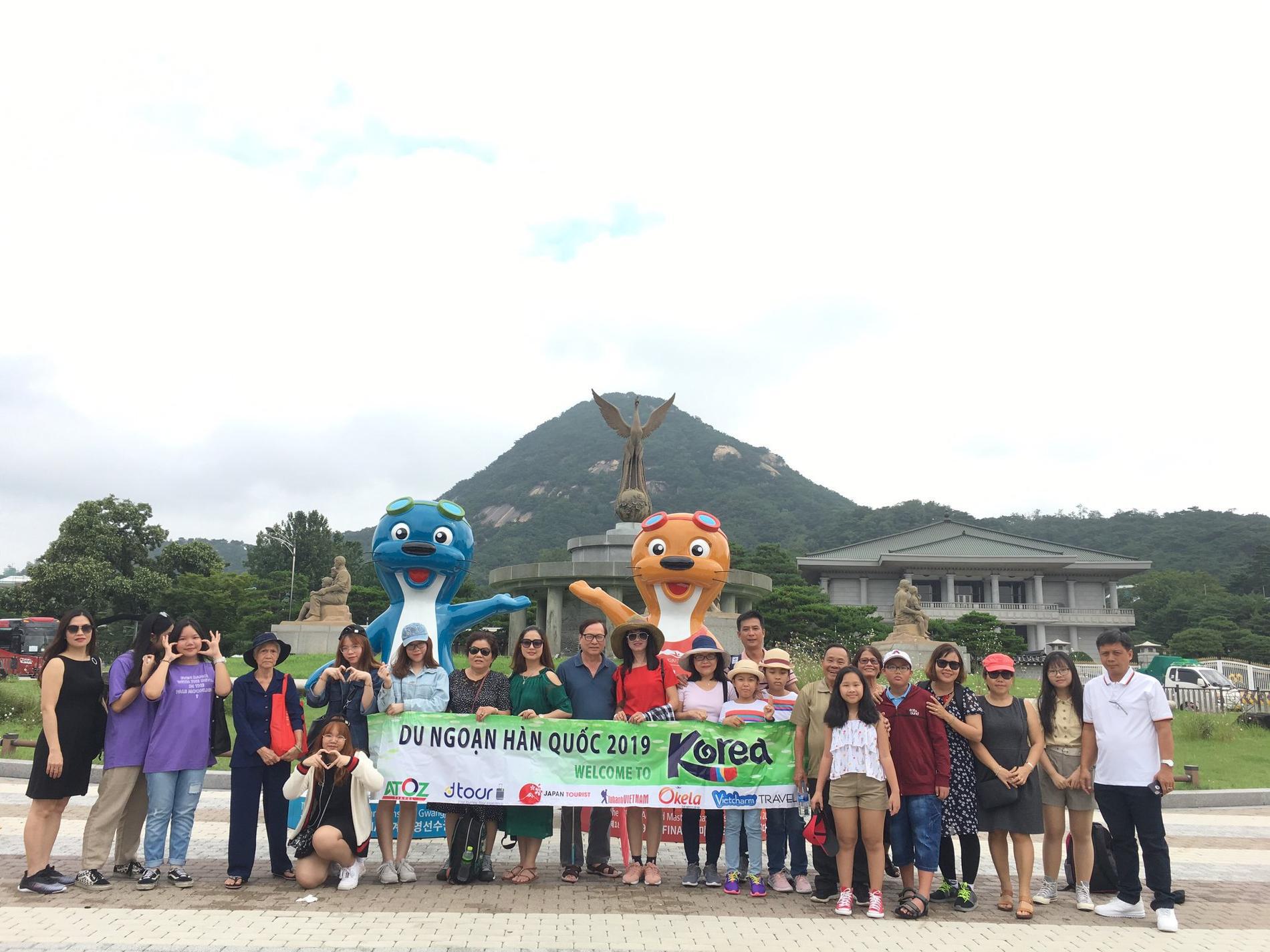 Đoàn Tour Hàn Quốc ngày 25/07/2019