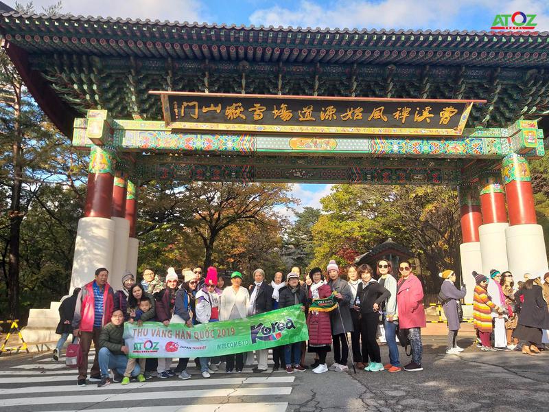 Đoàn Tour Hàn Quốc ngày 03 - 07/11/2019