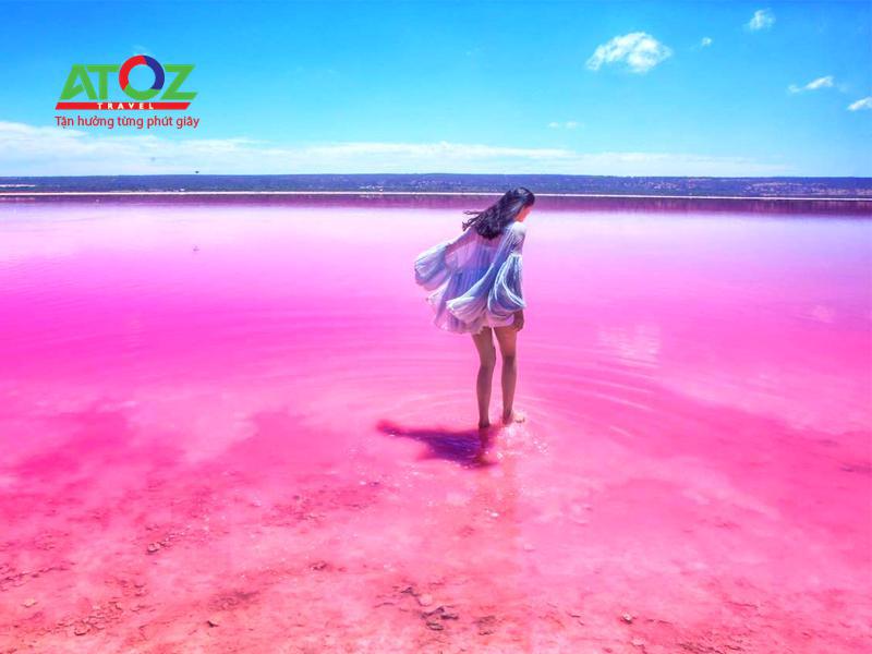 Bí ẩn ở hồ nước ở Úc mang sắc hồng kỳ diệu đến khó tin