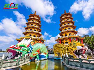 Tour Đài Loan: Đài Trung - Làng Cầu Vồng - Cao Hùng - Đài Bắc (CI)