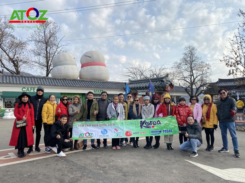 Đoàn Tour Hàn Quốc ngày 13/12/2019