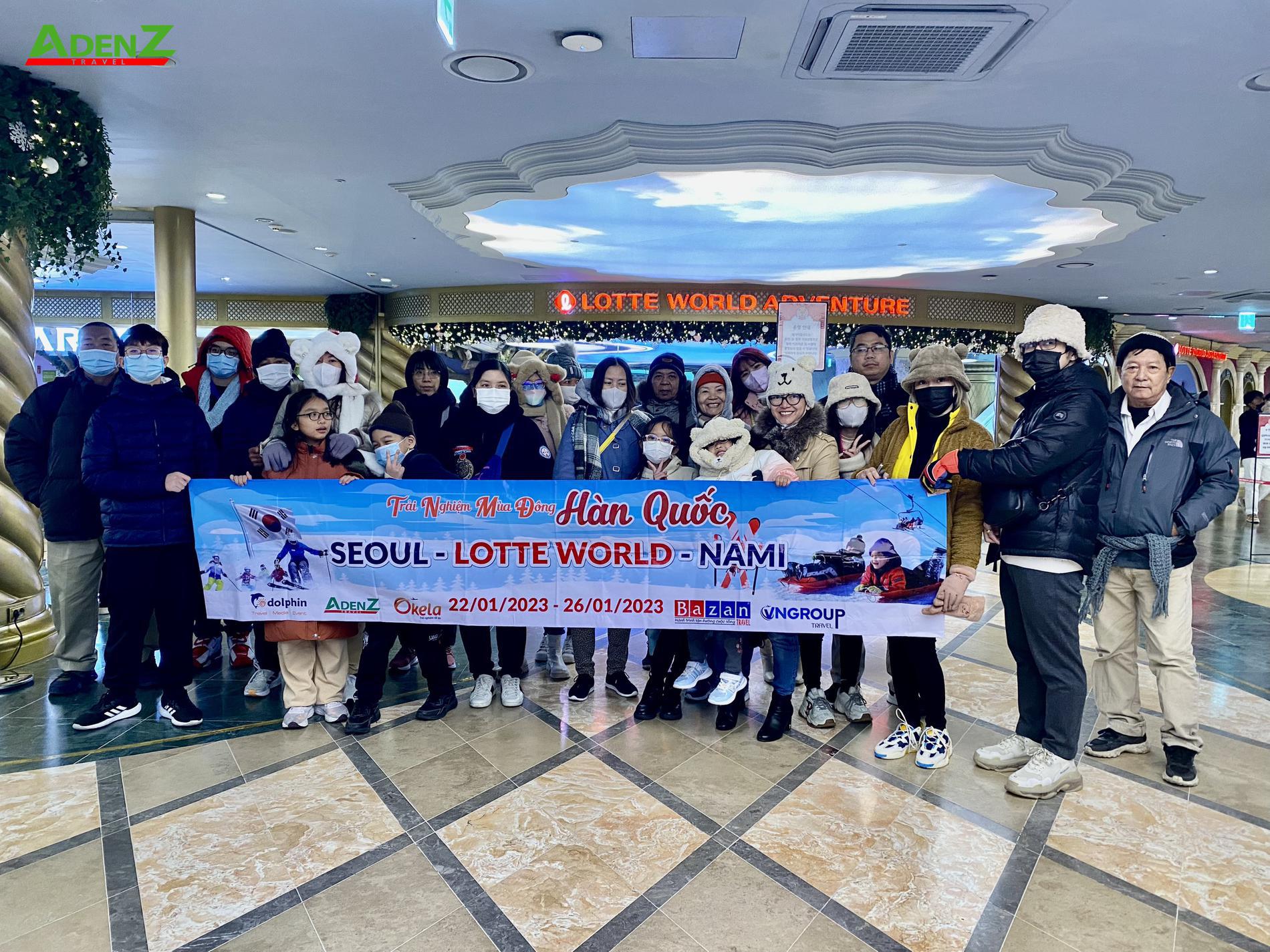 Đoàn tour Hàn Quốc M1 Tết 2023 