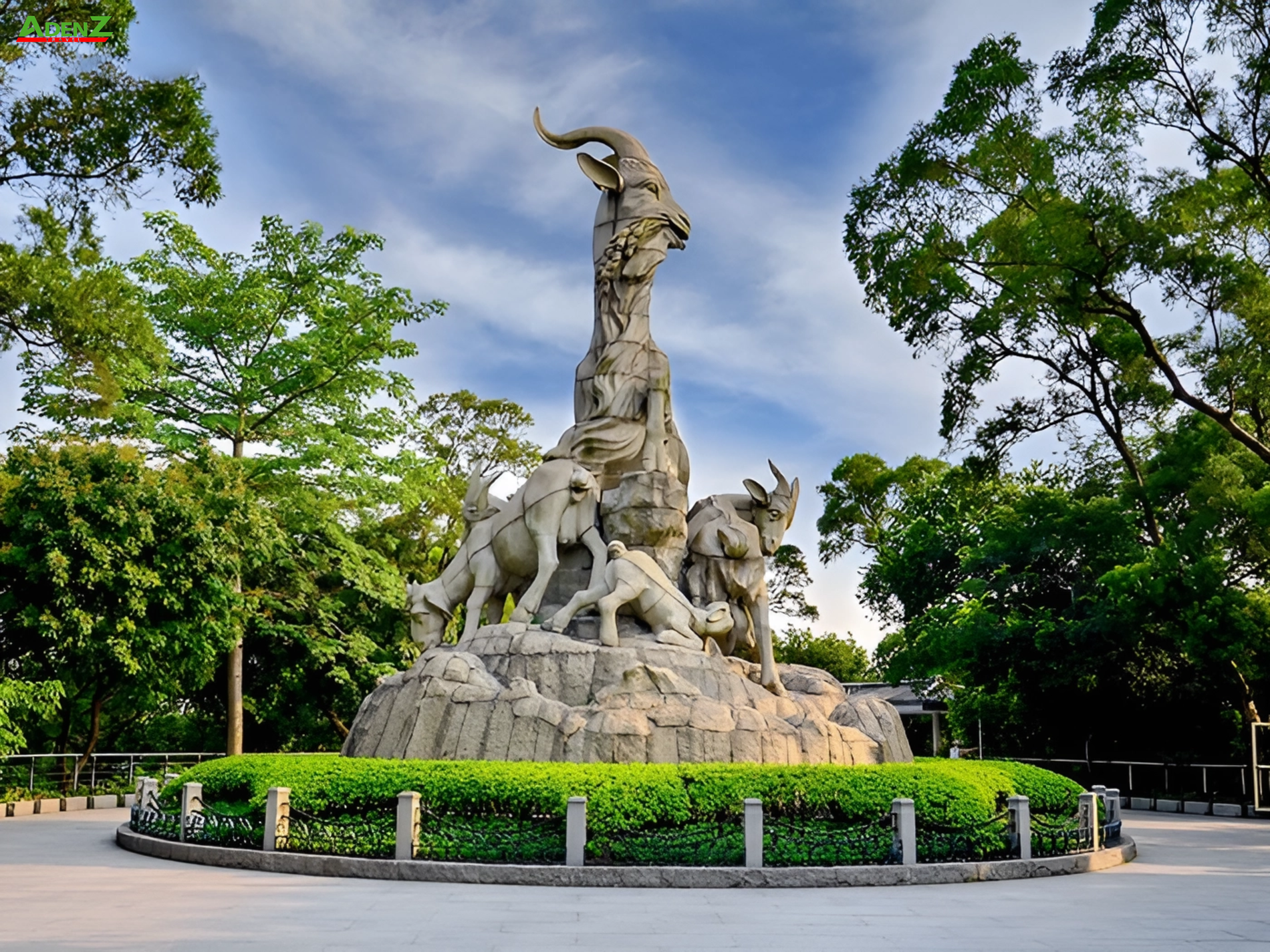 Công viên Việt Tú là công viên lớn nhất thành phố Quảng Châu