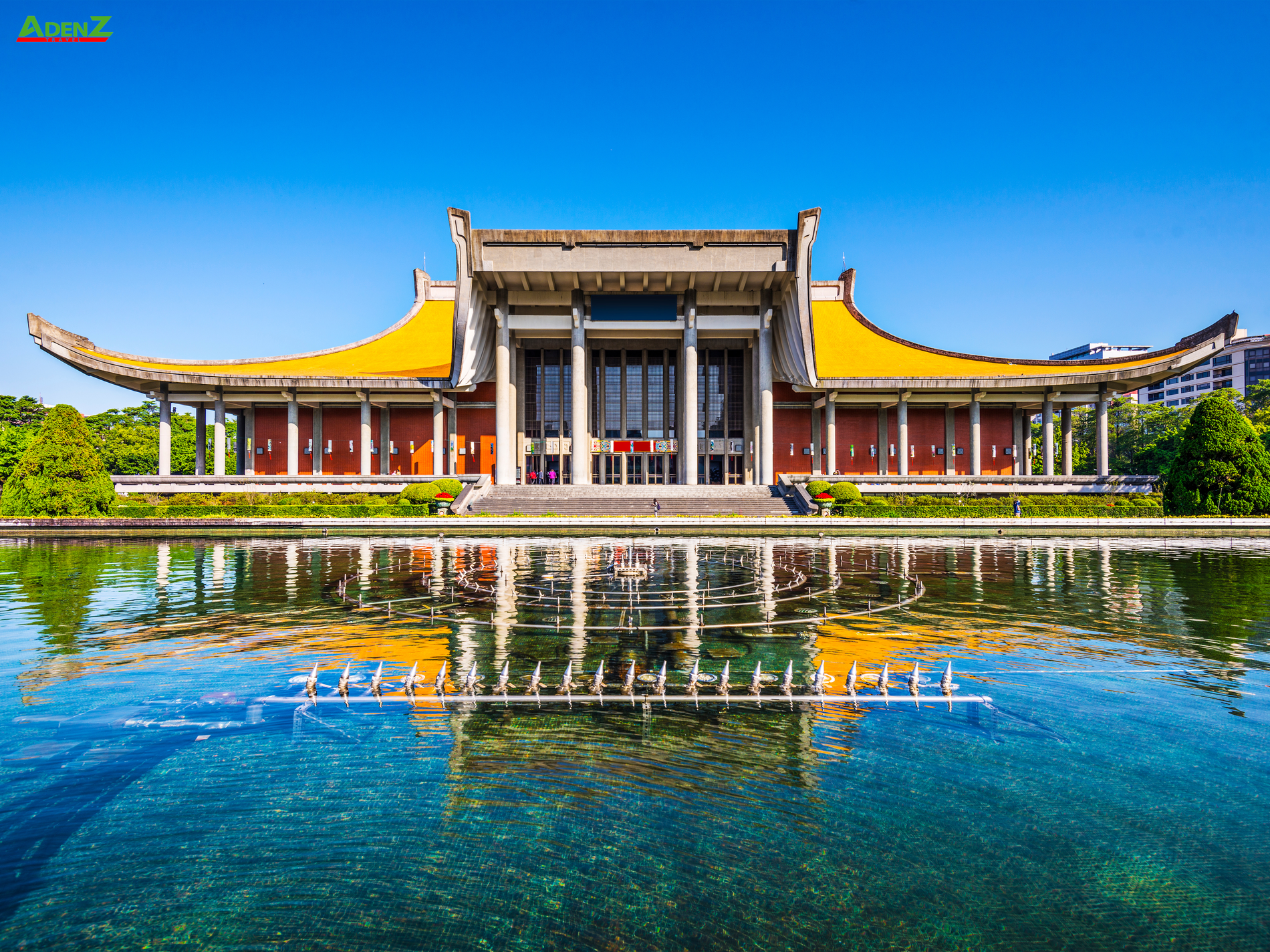 Khuôn viên Nhà tưởng niệm rộng khoảng 4ha vô cùng độc đáo