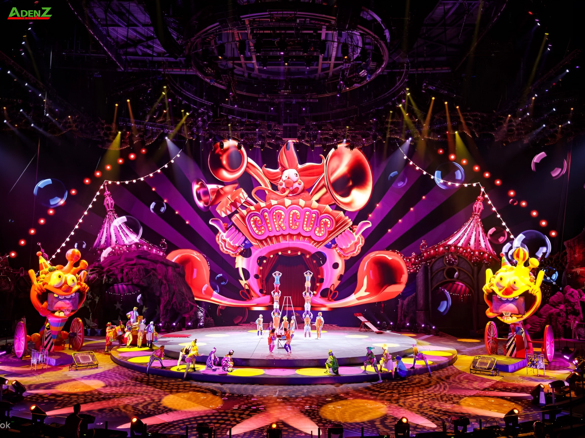 Biểu diễn tại rạp xiếc Chimelong