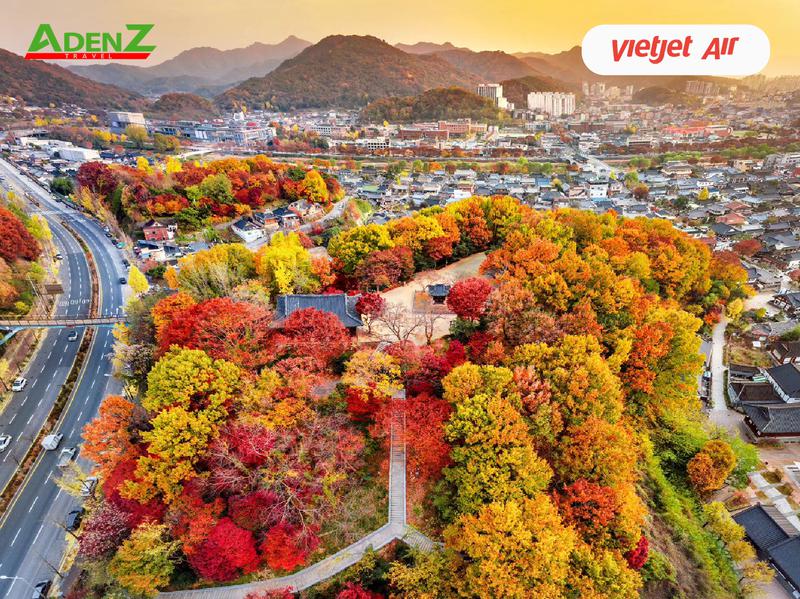 [TOUR KHÔNG SHOPPING] HÀN QUỐC MÙA THU SEOUL – HOA THÀNH – JEONJU – DAEJEON