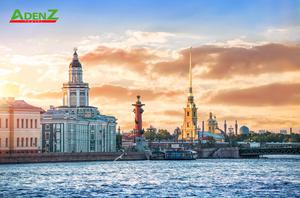 Pháo Đài Petro nơi đã đặt viên đá đầu tiên để xây dựng nền thành phố Saint Petersburg