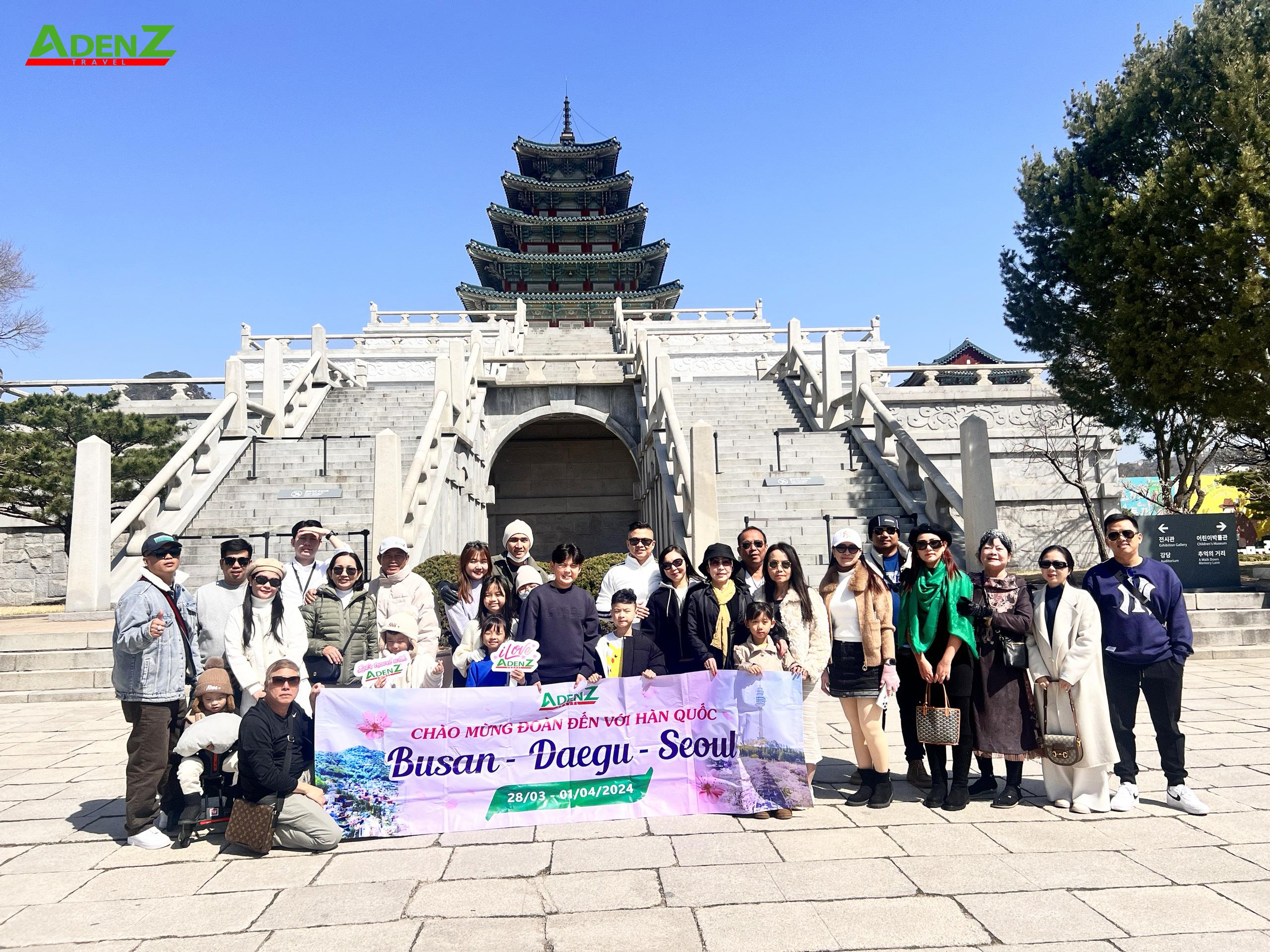 TOUR DU LỊCH HÀN QUỐC TUYẾN BUSAN - DAEGU - SEOUL MÙA HOA ANH ĐÀO