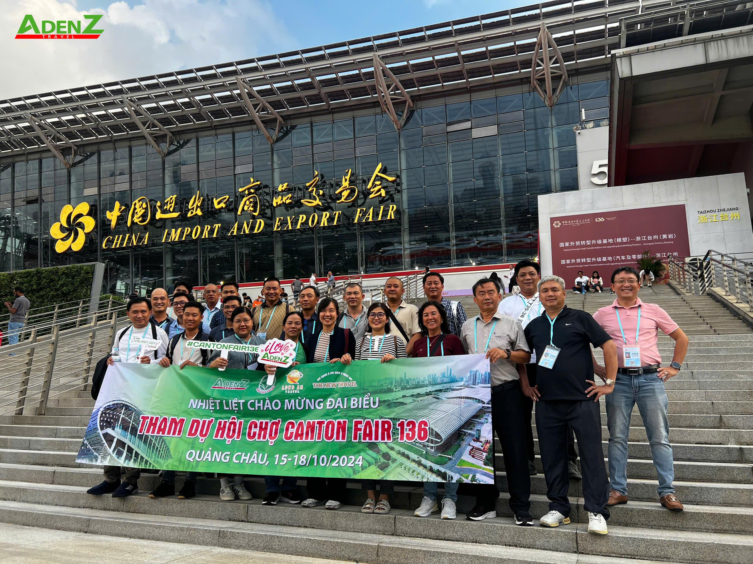 Đoàn Đại biểu tham dự Canton Fair 136 do AdenZ Travel tiên phong tổ chức