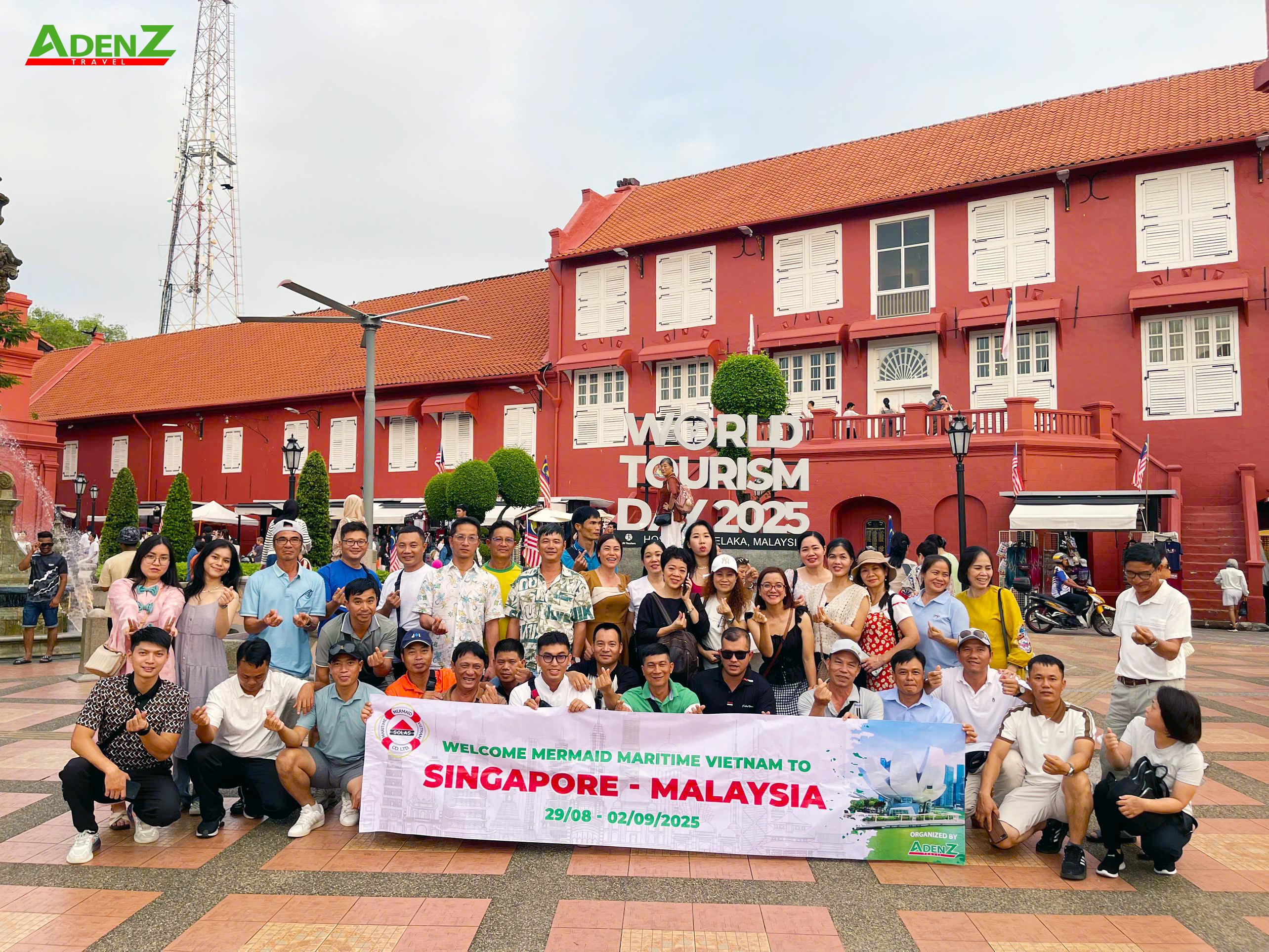  ĐOÀN DU LỊCH SINGAPORE - MALAYSIA - MERMAID 29/08/2025