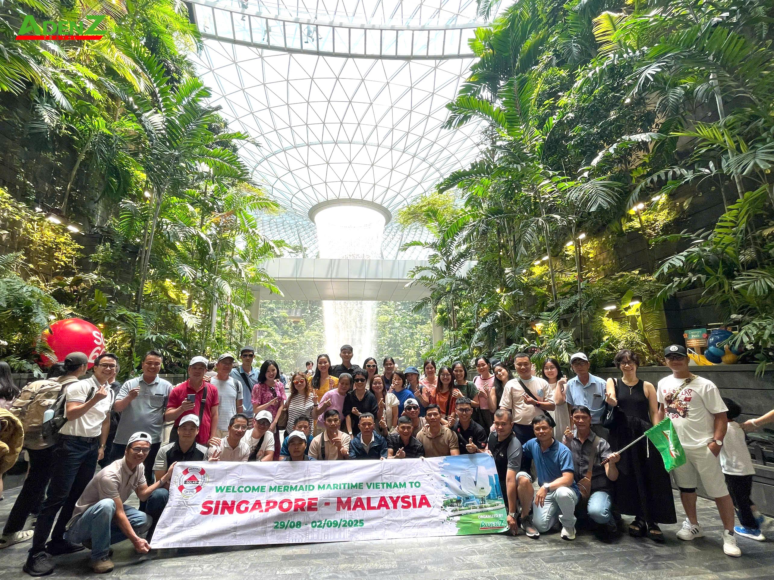  ĐOÀN DU LỊCH SINGAPORE - MALAYSIA - MERMAID 29/08/2025