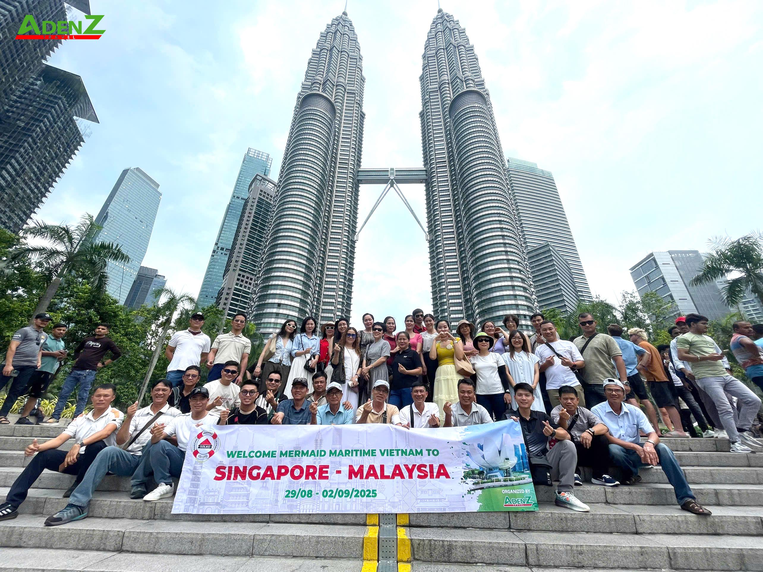  ĐOÀN DU LỊCH SINGAPORE - MALAYSIA - MERMAID 29/08/2025